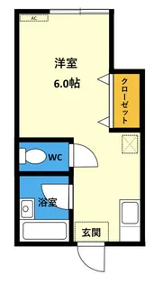 座間ミモザカン【1階】の間取り