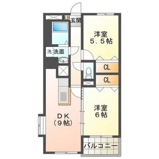 サンヒルズII【2階】の間取り