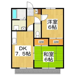 サンセール【1階】の間取り
