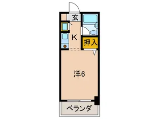 ラ・テ-ル西田弐番館【4階】の間取り