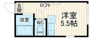 ユナイト南希ボンソワール【1階】の間取り
