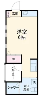 ソリッド大倉山【1階】の間取り