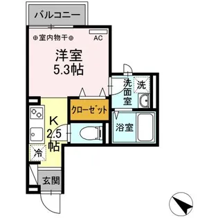 クレール藤沢III【3階】の間取り