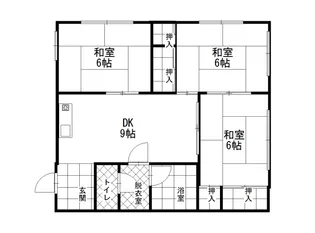 OSレジデンスC棟【2階】の間取り