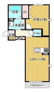 パークヴィラ下南部I【1階】の間取り