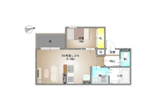 REGALEST 新保【1階】の間取り