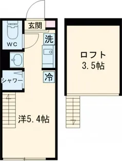 レジデンス・イン初台【2階】の間取り