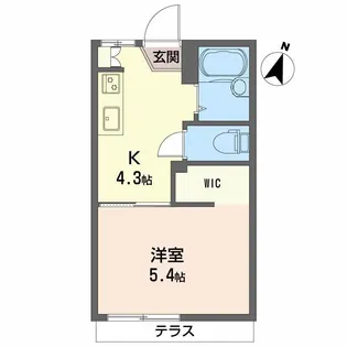 メゾンアラキ【1階】の間取り