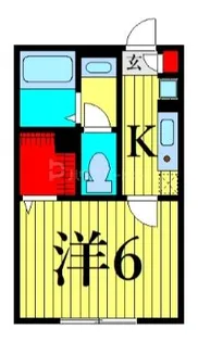 アビテ西新小岩【1階】の間取り