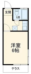 アルカディア【1階】の間取り