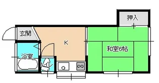 いずみハイツ【1階】の間取り