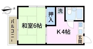 レピュートいりふね【2階】の間取り