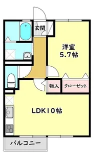 大阪府寝屋川市池田北町【アパート】の間取り