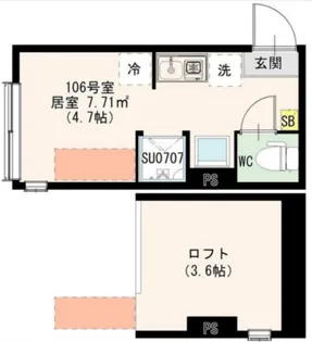 ハーモニーテラス若宮VII【1階】の間取り