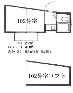 レオパレス根岸第一【1階】の間取り