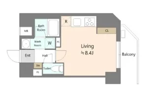 Alivis本郷三丁目【8階】の間取り