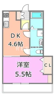 千葉県千葉市中央区椿森1【アパート】の間取り