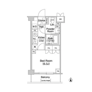 コンフォリア駒場【2階】の間取り