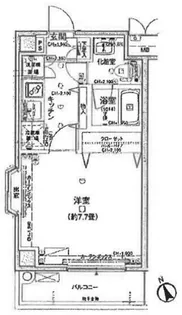 パレステュディオ西巣鴨【7階】の間取り