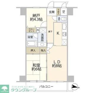 レクセル保土ヶ谷【3階】の間取り