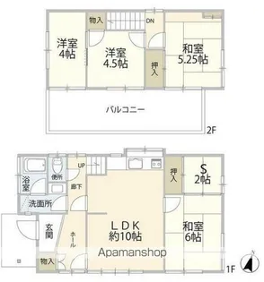 千葉県柏市東柏1【一戸建】の間取り
