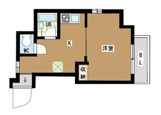 ブランヴェール東邦【4階】の間取り