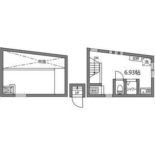 アーバンプレイス北新宿II【2階】の間取り