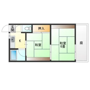 兵庫県尼崎市稲葉荘4【アパート】の間取り