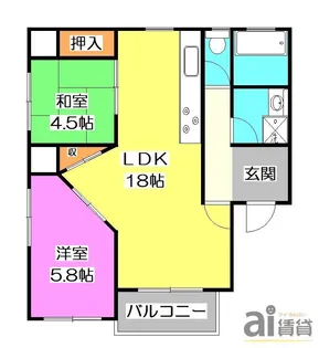 埼玉県志木市柏町2【マンション】の間取り