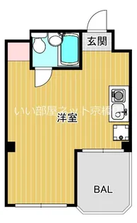 第二松山ハイツ【2階】の間取り