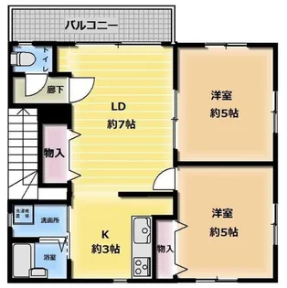 メゾントーコー【3階】の間取り