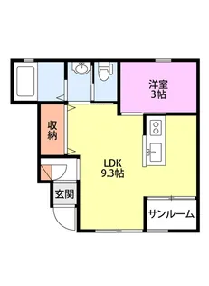 ラフィーナ【1階】の間取り