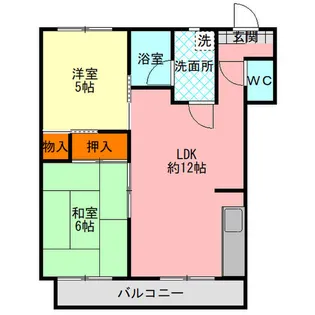 ロイヤルドミール【2階】の間取り