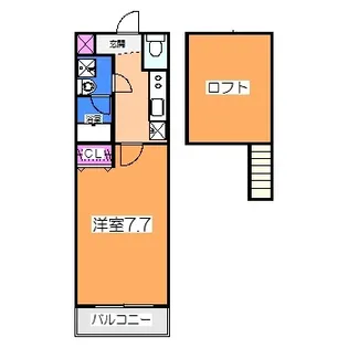 フジパレス初芝駅南I番館【2階】の間取り