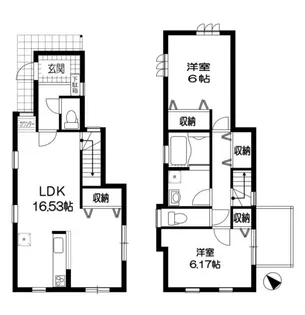 東京都豊島区上池袋1【一戸建】の間取り