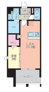 ブラン・スタイル博多314【12階】の間取り