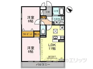 グランフォーレ【2階】の間取り