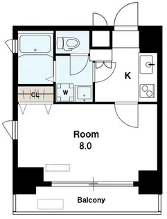 リブリ・新丸子【8階】の間取り