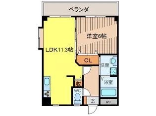 ラ・コリーヌ・エスポワール【3階】の間取り