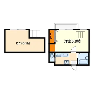 アイランドコロニー【1階】の間取り