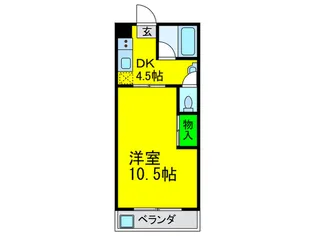リアライズ北加賀屋【2階】の間取り
