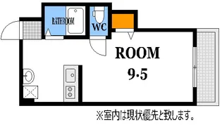 サンライズ舟入【4階】の間取り