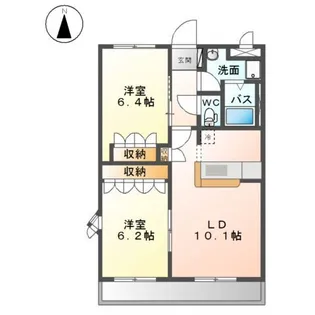 レコルト【2階】の間取り