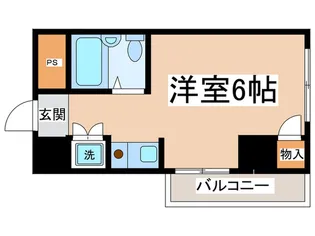 ラ・トゥ-ル・アンフィニ【7階】の間取り