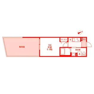 ジョーパレス鵠沼海岸【2階】の間取り