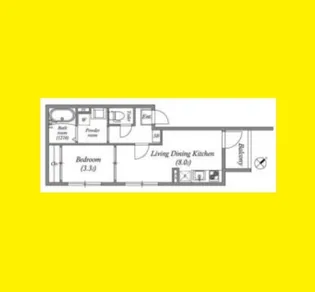 パークテラス淡路【2階】の間取り