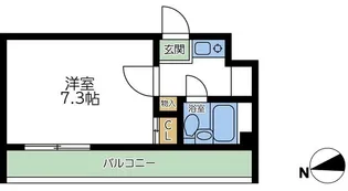スワースモアSS棟【3階】の間取り