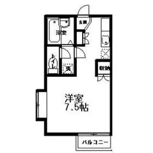 ドエル湘南【2階】の間取り