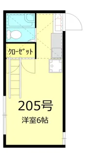 ジュネス大山公園II号棟【2階】の間取り