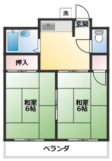 マンション三鈴【3階】の間取り